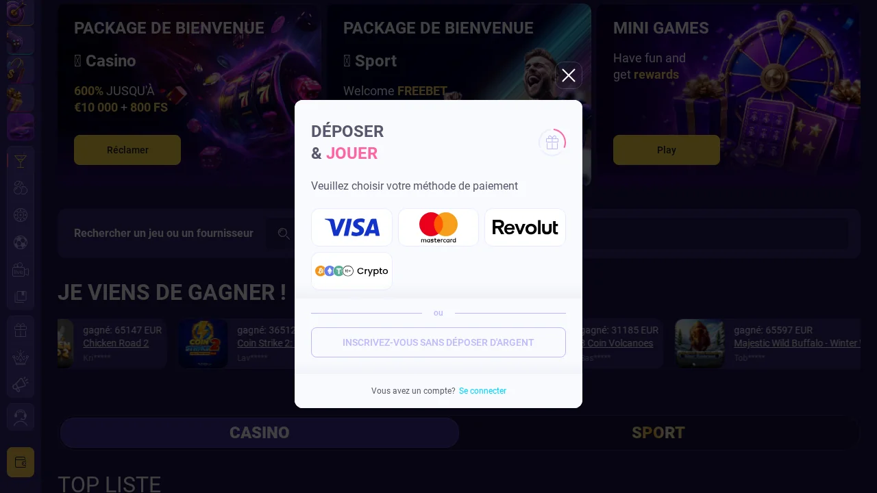 PokoBet: Méthodes de paiement